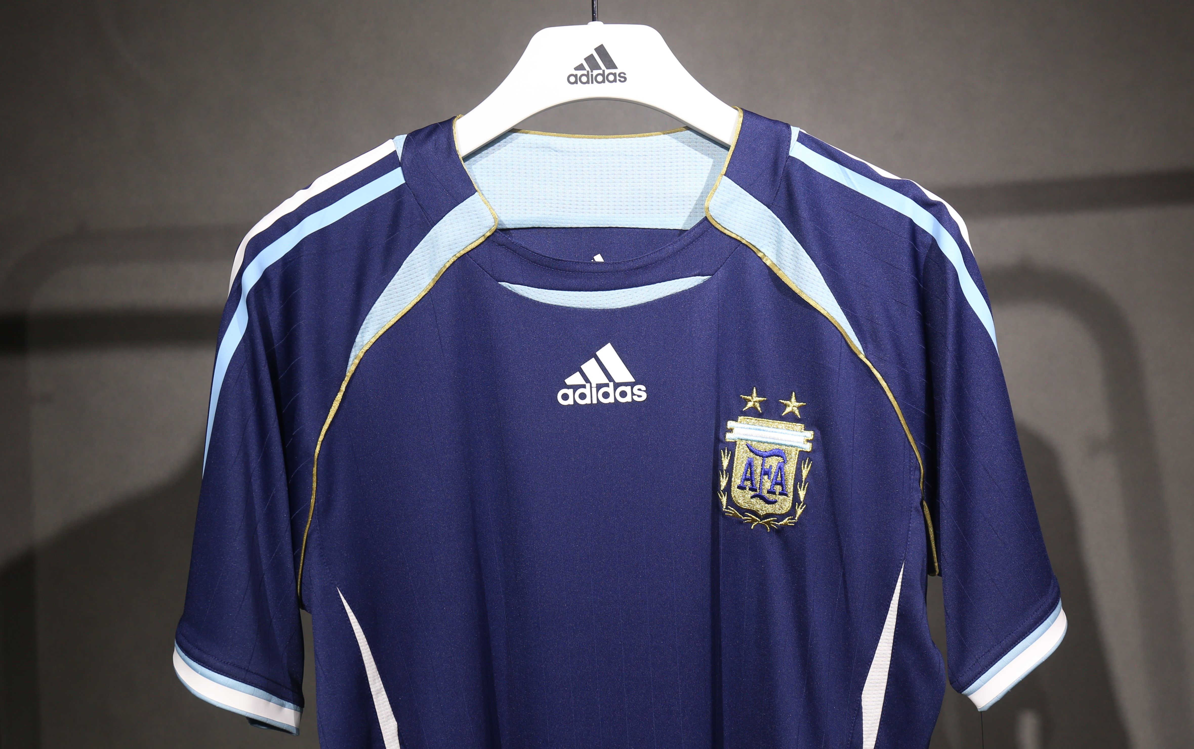 2006 Argentina World Cup Soccer Away Retro Jersey Player Version - view 10