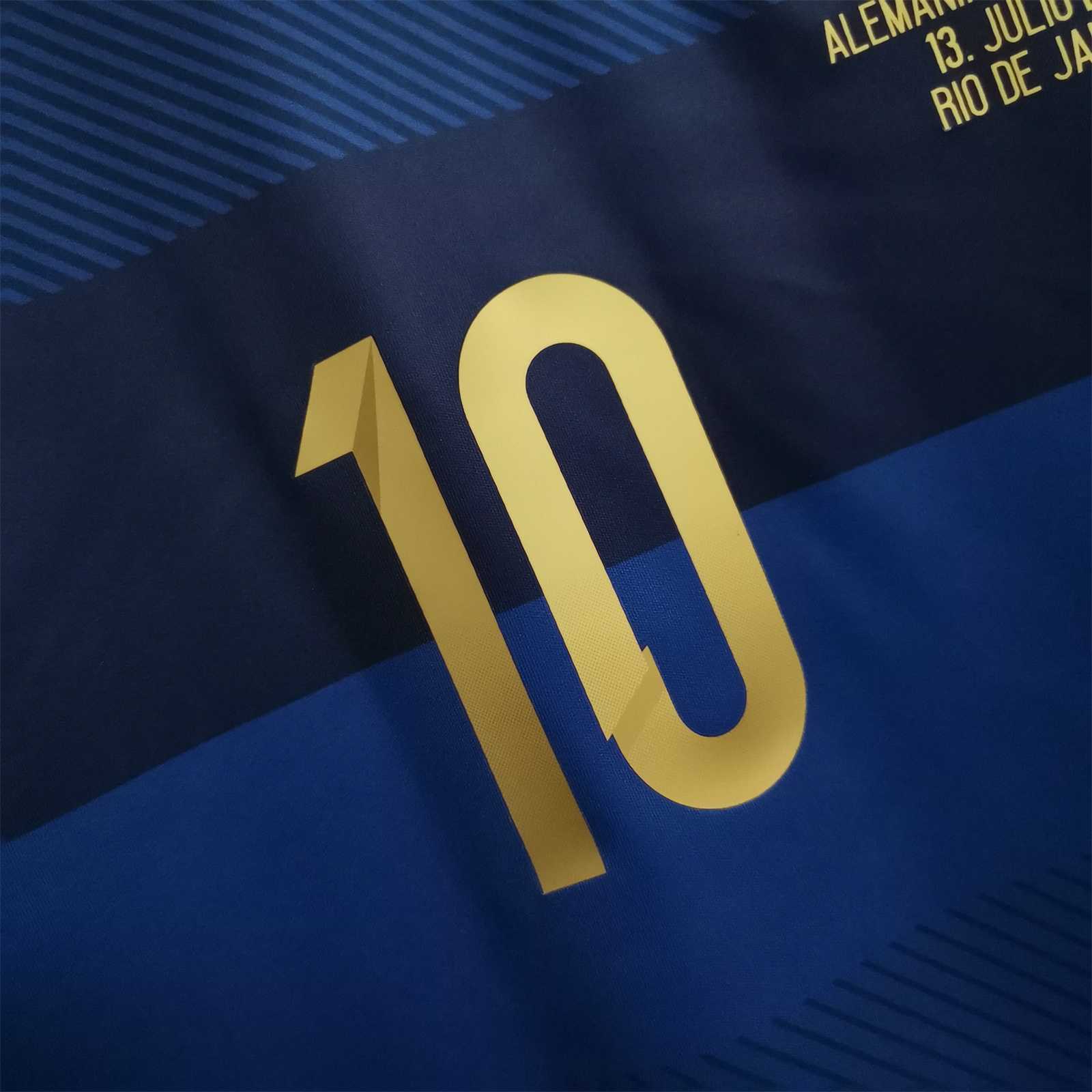 2014 Argentina World Cup Soccer Away Retro Jersey - view 5