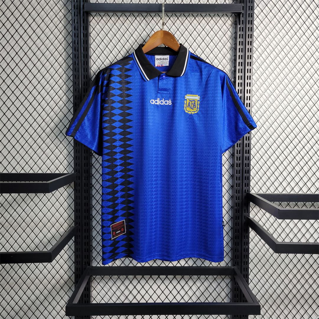 1994 Argentina World Cup Soccer Away Retro Jersey