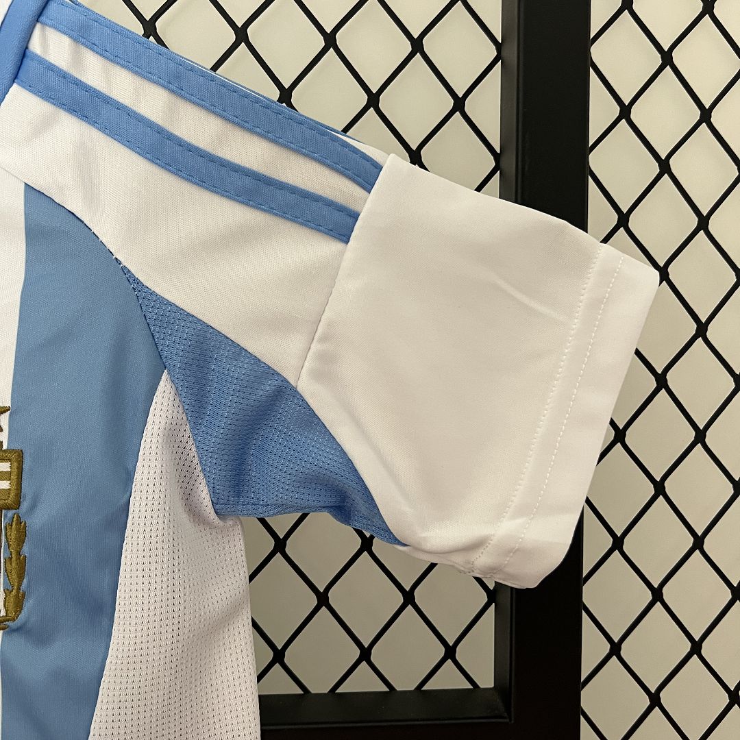 2023/24 Argentina Copa America Home Soccer Kids Kit Jersey+Shorts - view 8