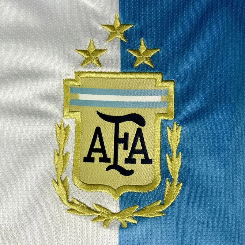 2022 Argentina World Cup Champion Edition 3 stars Home Jersey Print "Messi" - view 6
