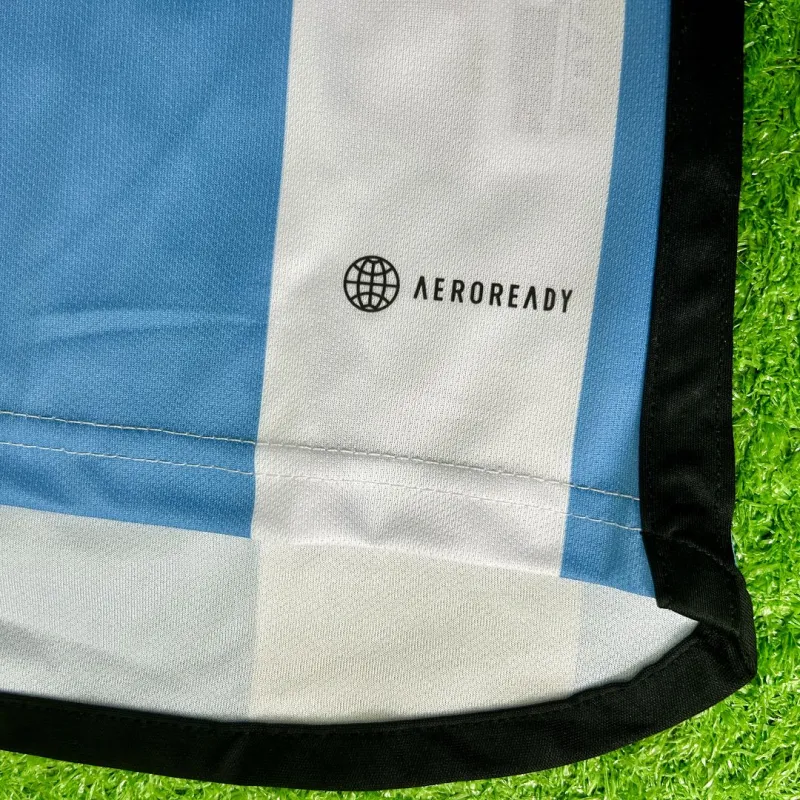 2022 Argentina World Cup Champion Edition 3 stars Home Jersey Print "Messi" - view 7