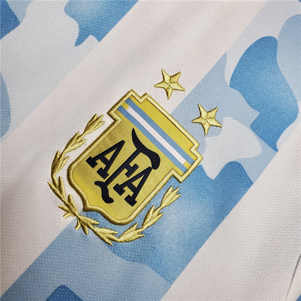 2020 Argentina Home Soccer Jersey Messi#10 With the Patches Fan Version - view 7