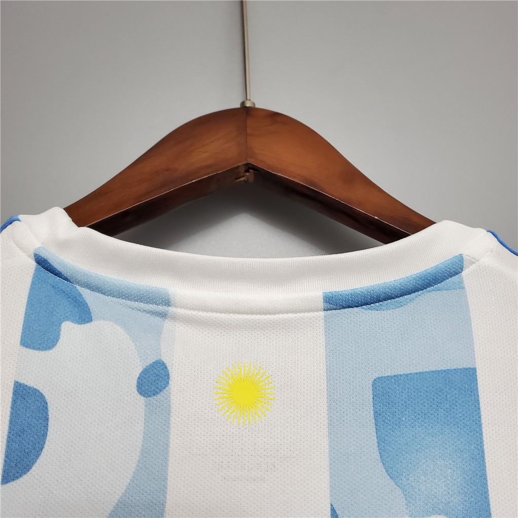2020 Argentina Home Soccer Jersey Messi#10 With the Patches Fan Version - view 8