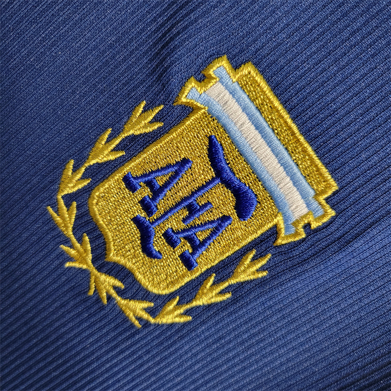 1998 Argentina World Cup Soccer Away Retro Jersey - view 8