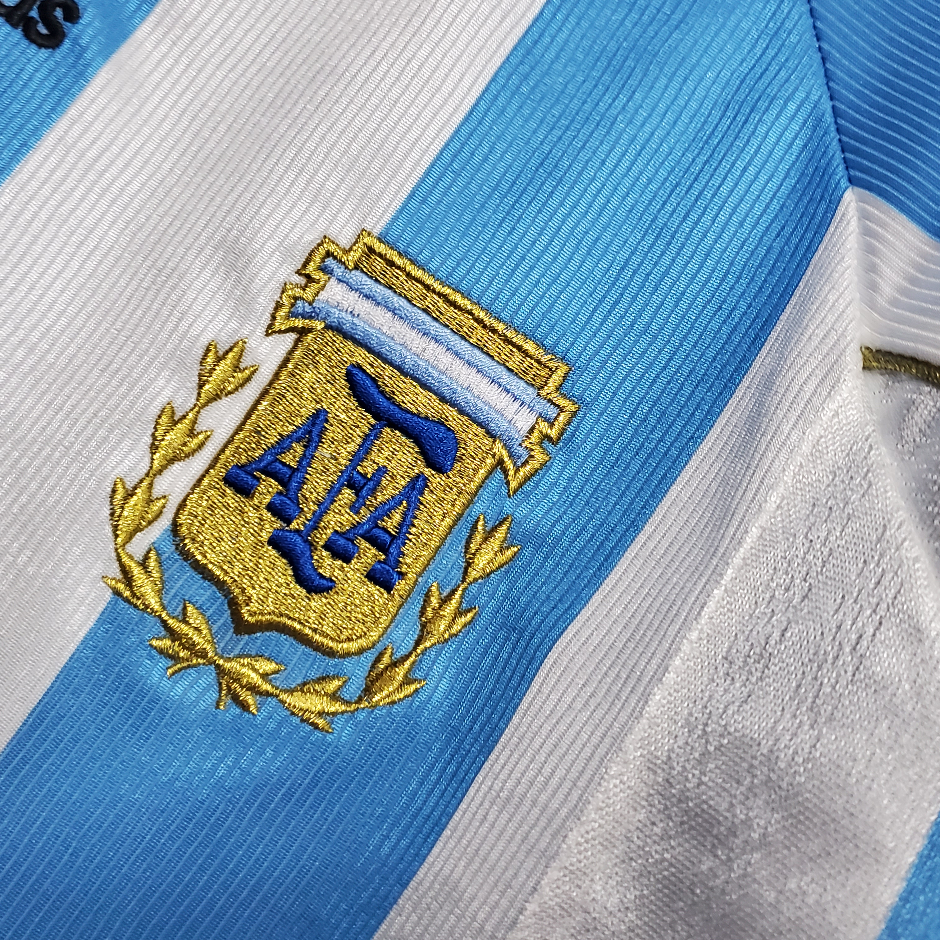 1998 Argentina World Cup Soccer Home Retro Jersey - view 5