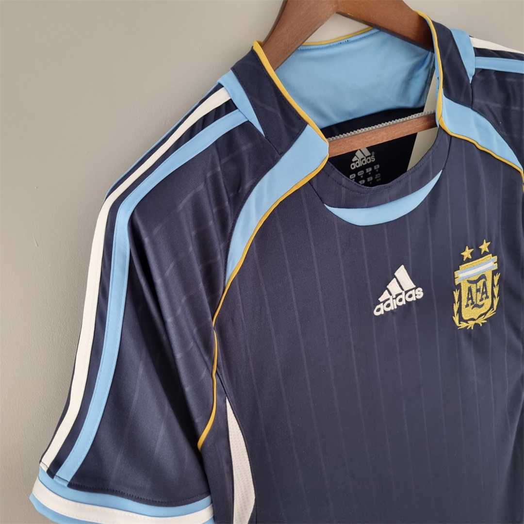 2006 Argentina World Cup Soccer Away Retro Jersey - view 4