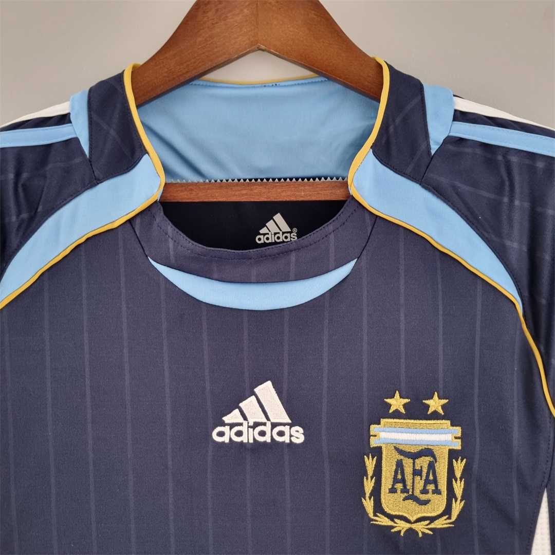 2006 Argentina World Cup Soccer Away Retro Jersey - view 8