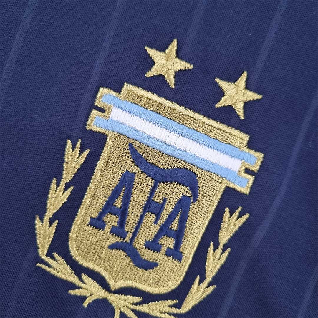 2006 Argentina World Cup Soccer Away Retro Jersey - view 9