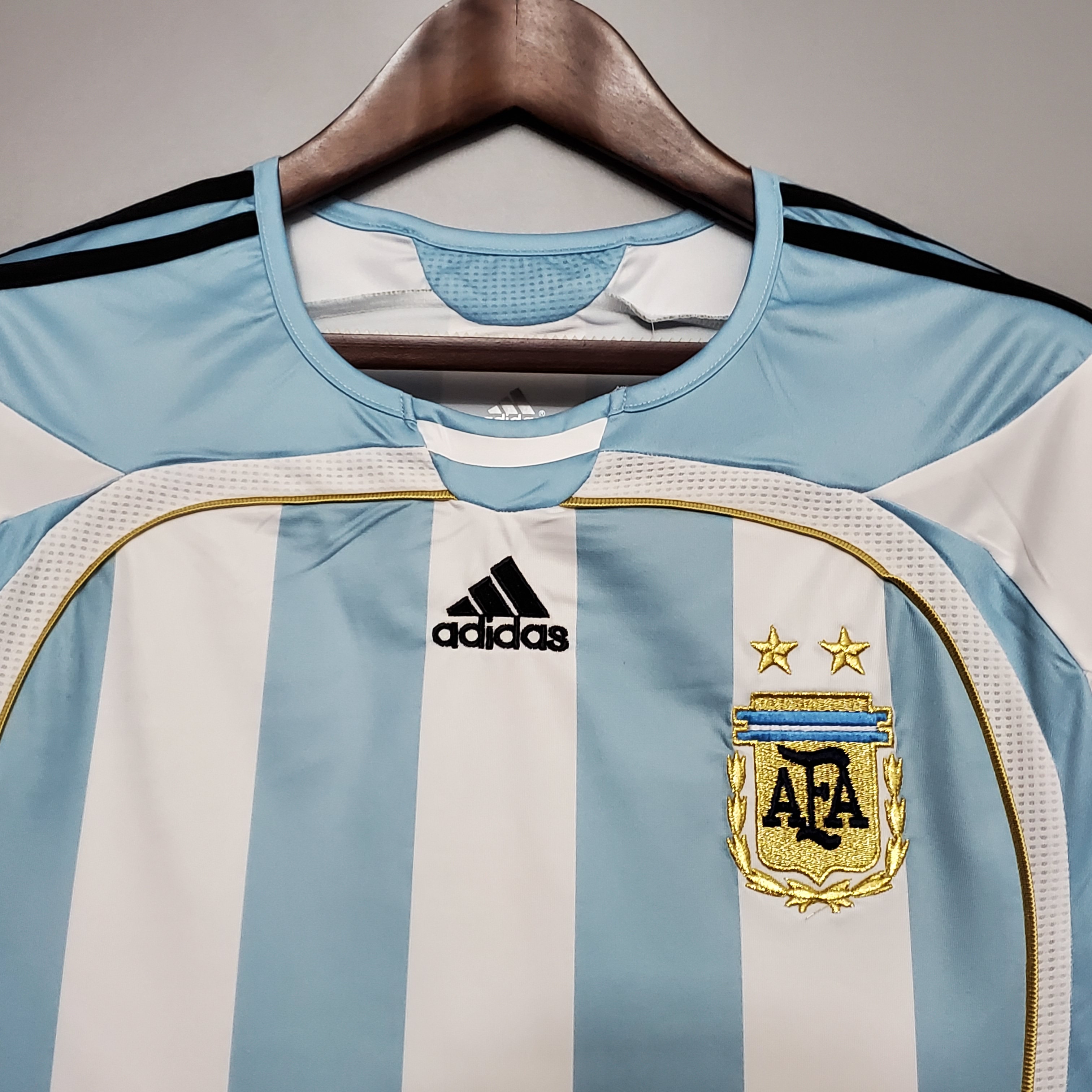 2006 Argentina World Cup Soccer Home Retro Jersey - view 9