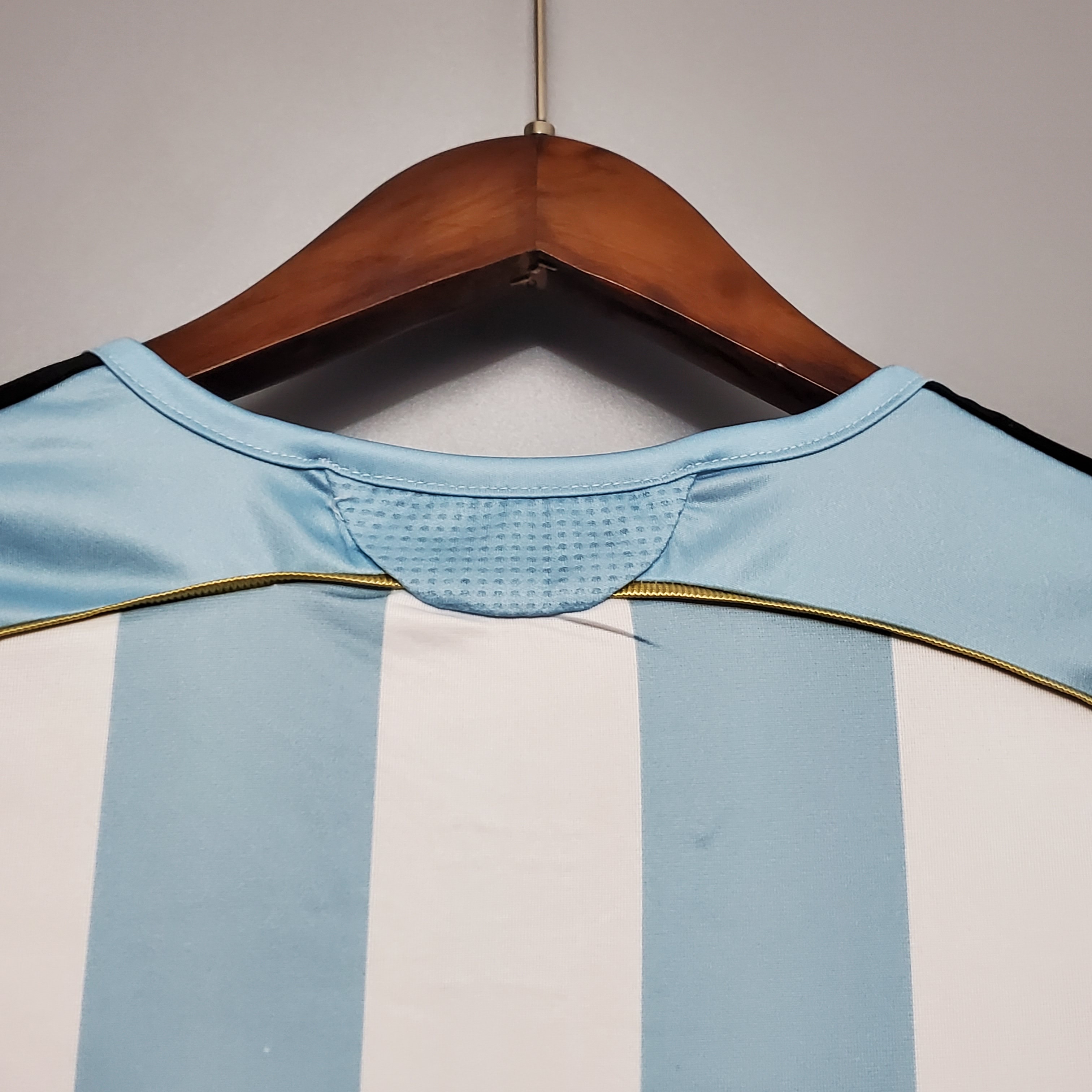 2006 Argentina World Cup Soccer Home Retro Jersey - view 10