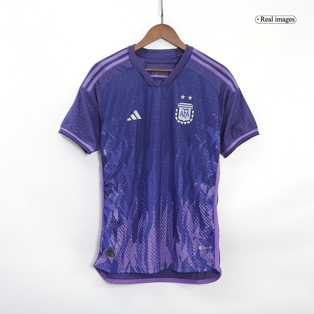 2022 Argentina World Cup Soccer Away Jersey Player Version - view 4