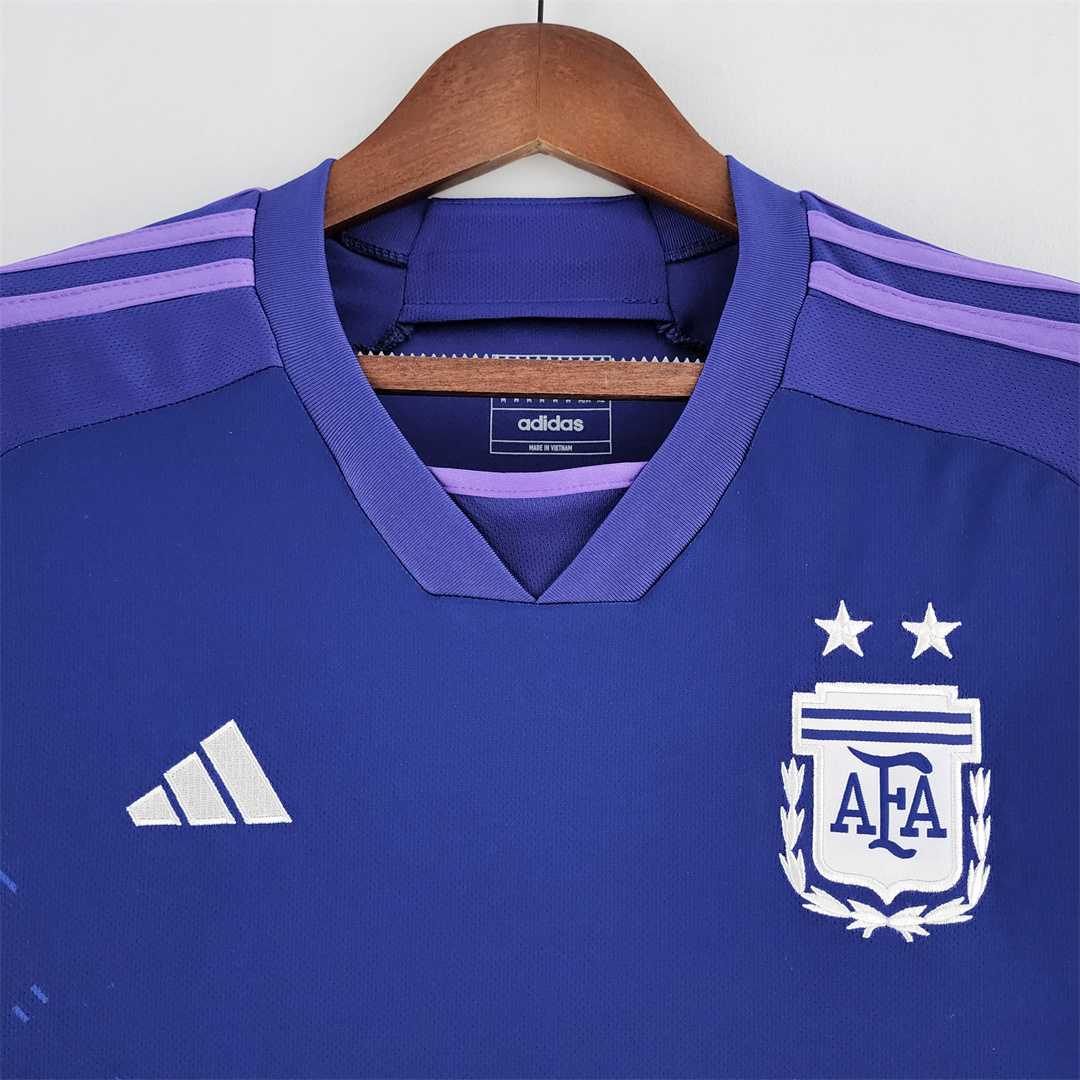 2022 Argentina World Cup Soccer Away Jersey Fan Version - view 6