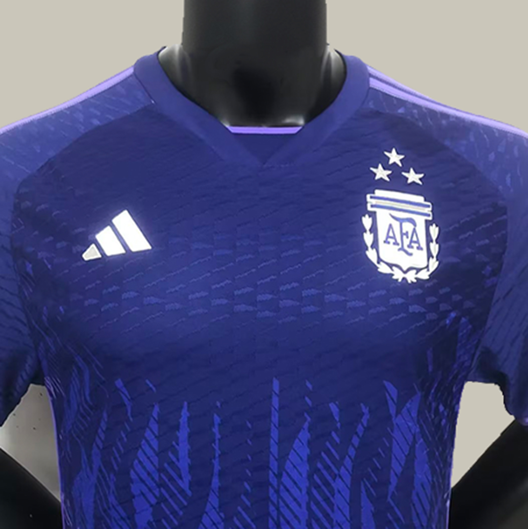2022 Argentina World Cup Champion Edition 3 stars Away Jersey Player Version - view 7