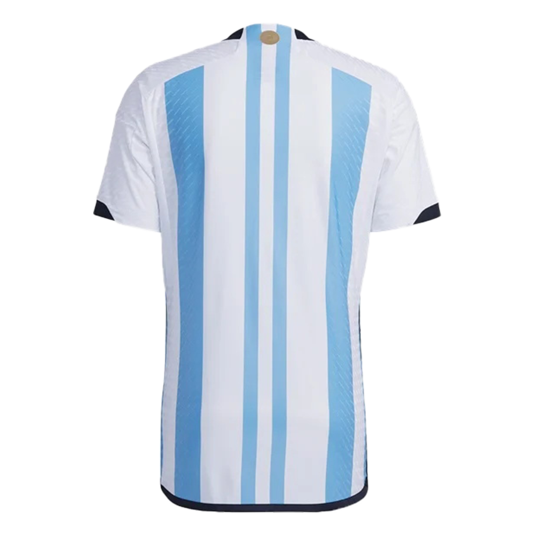 2022 Argentina World Cup Champion Edition 3 stars Home Jersey Player Version - view 3