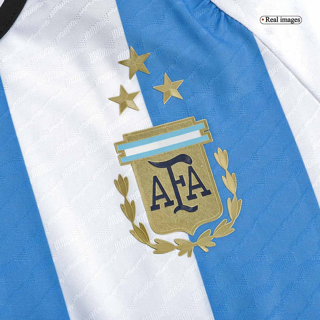 2022 Argentina World Cup Champion Edition 3 stars Home Jersey Player Version - view 12