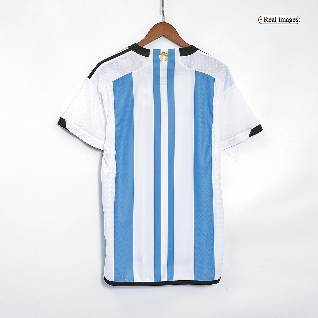 2022 Argentina World Cup Champion Edition 3 stars Home Jersey Player Version - view 4