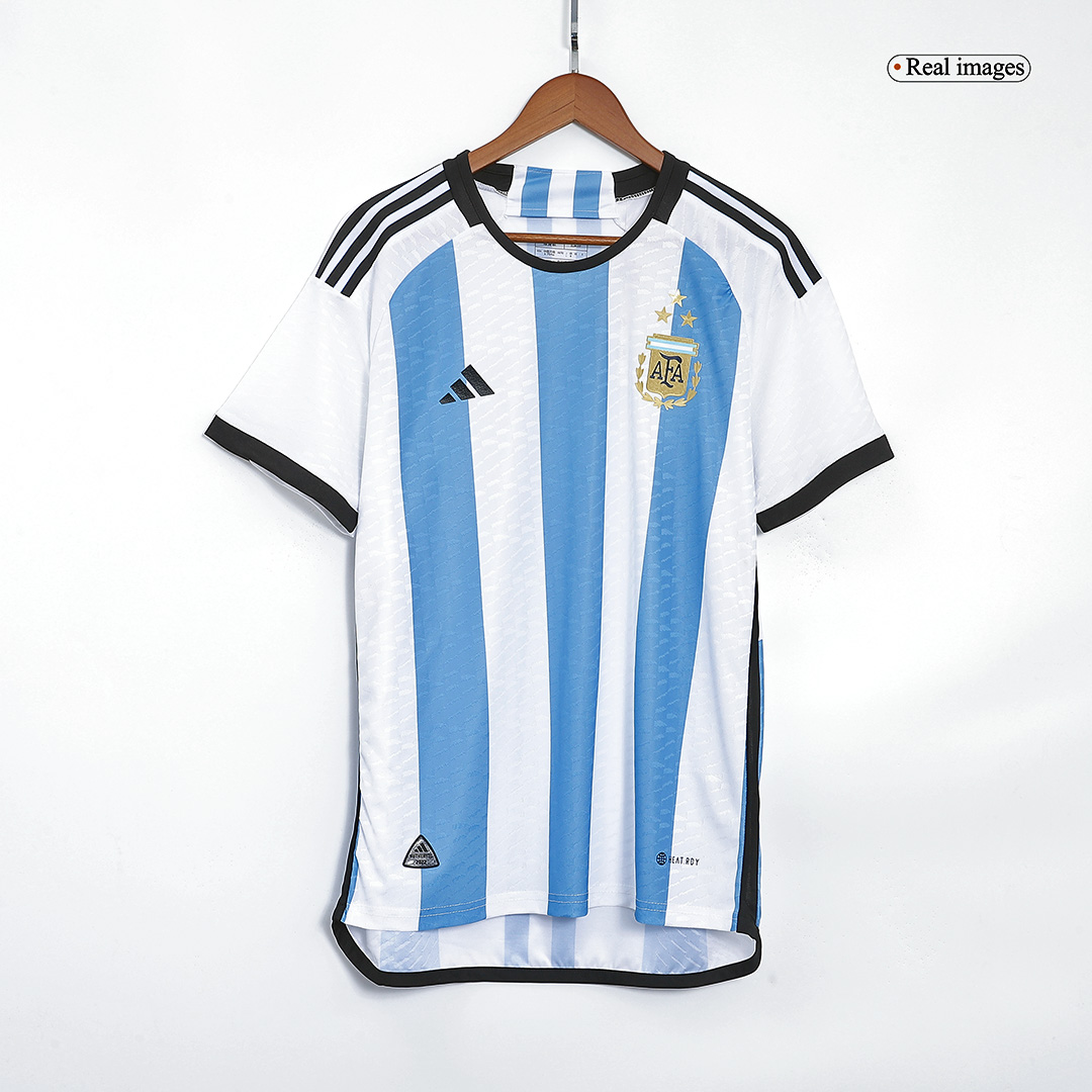 2022 Argentina World Cup Champion Edition 3 stars Home Jersey Player Version - view 7