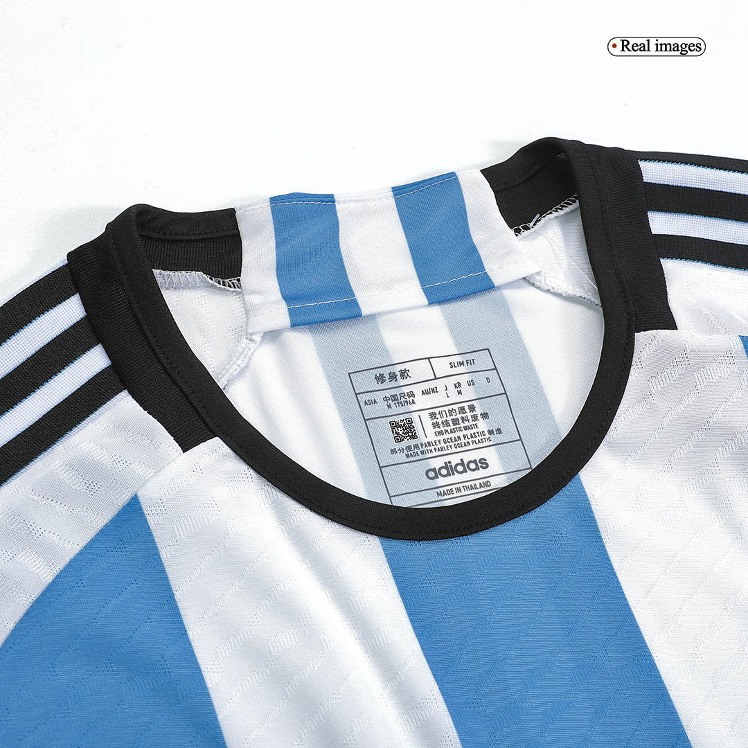 2022 Argentina World Cup Champion Edition 3 stars Home Jersey Player Version - view 10