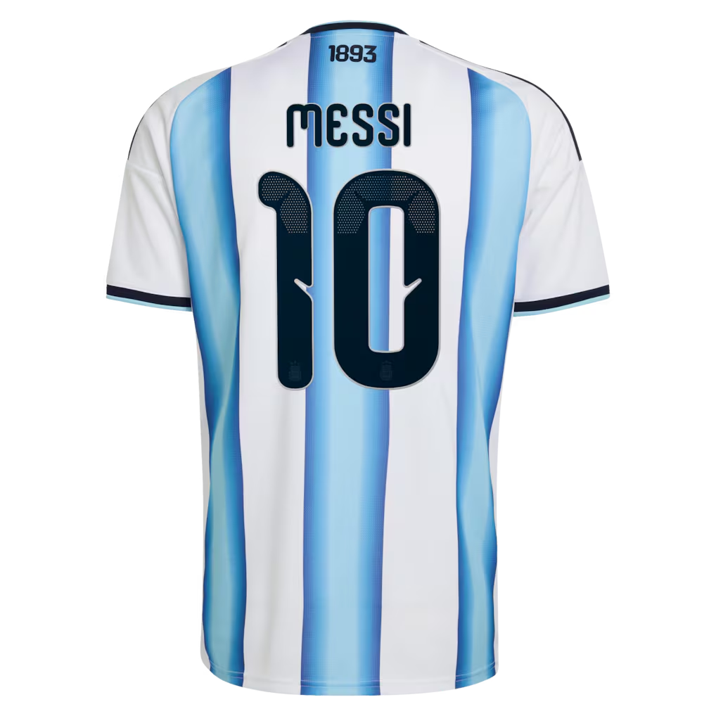 Argentina adidas Home Shirt 2026 with Messi 10 printing - view 4