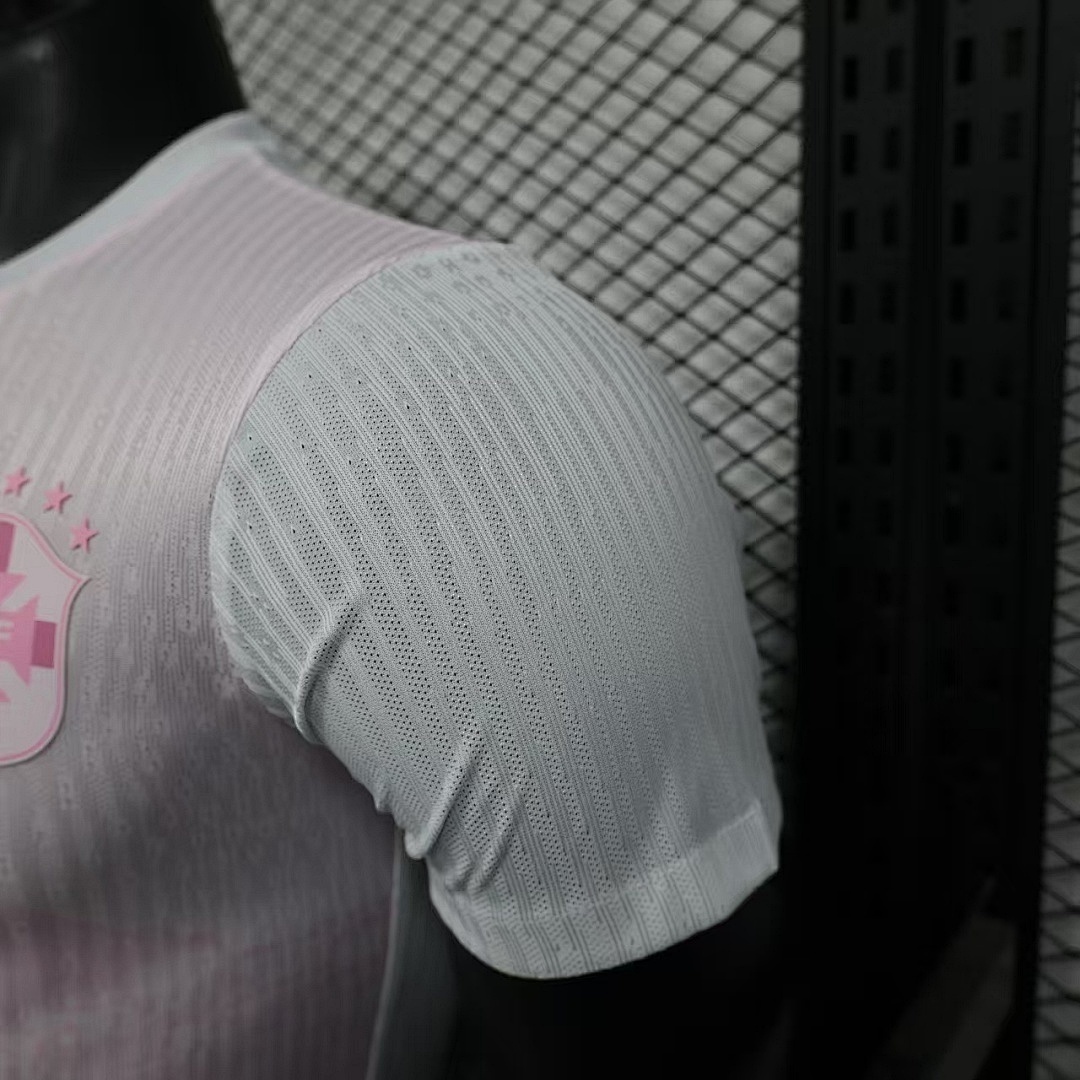 2025 Brazil Pink Special Edition Kit Player Version Soccer Jersey - view 5