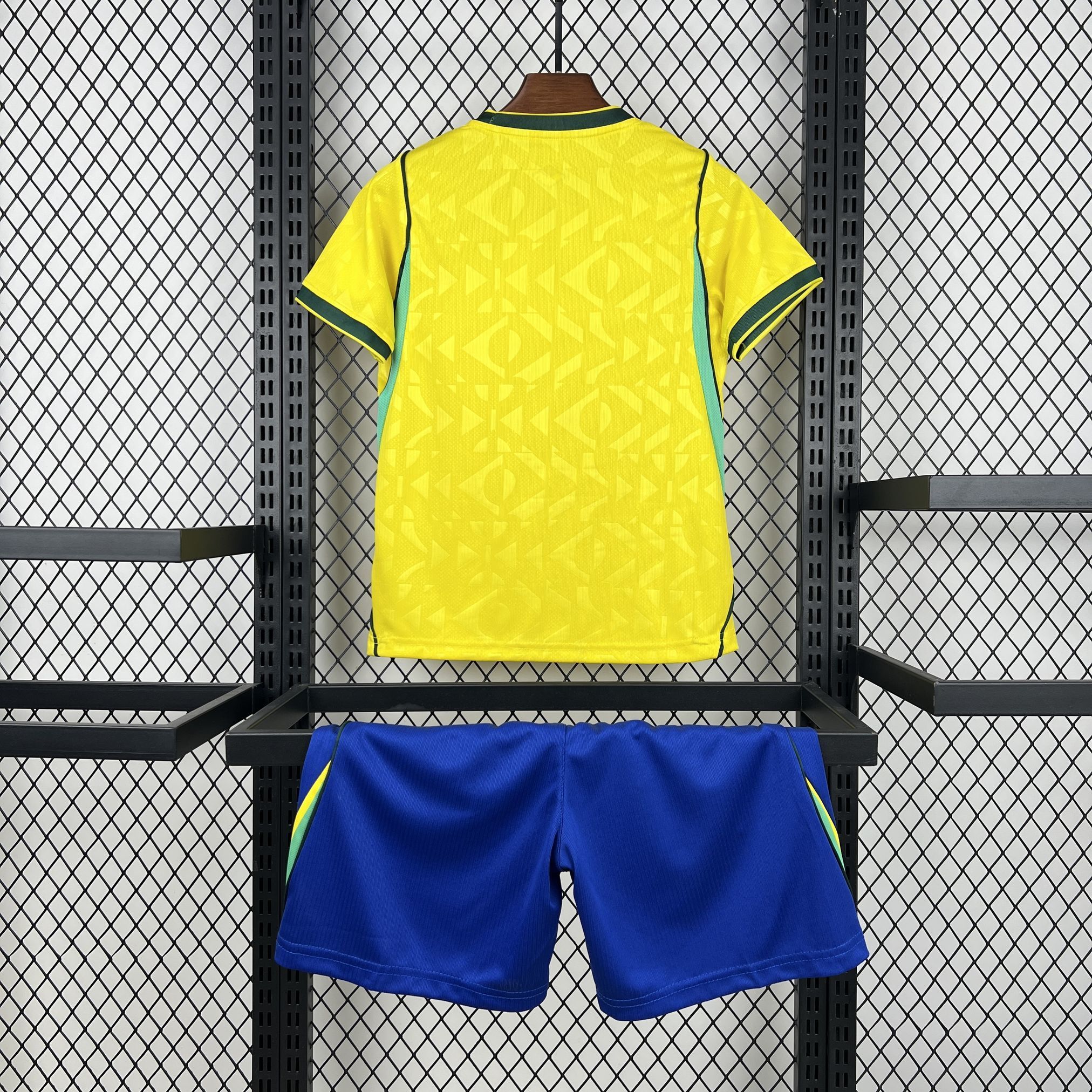 2026 Brazil Home World Cup Football Kids Kit Jersey+Shorts - view 6