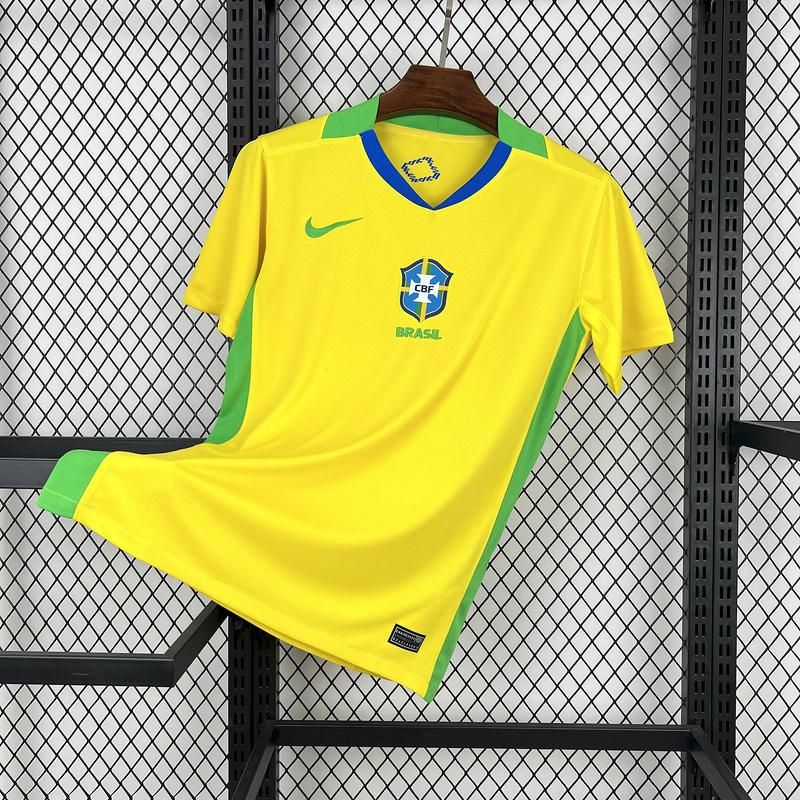 25-26 Brazil Home Football Jersey