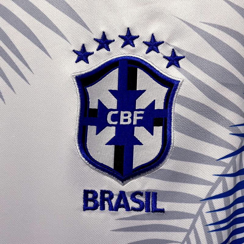 2022 Brazil Concept White Soccer Jersey - view 4
