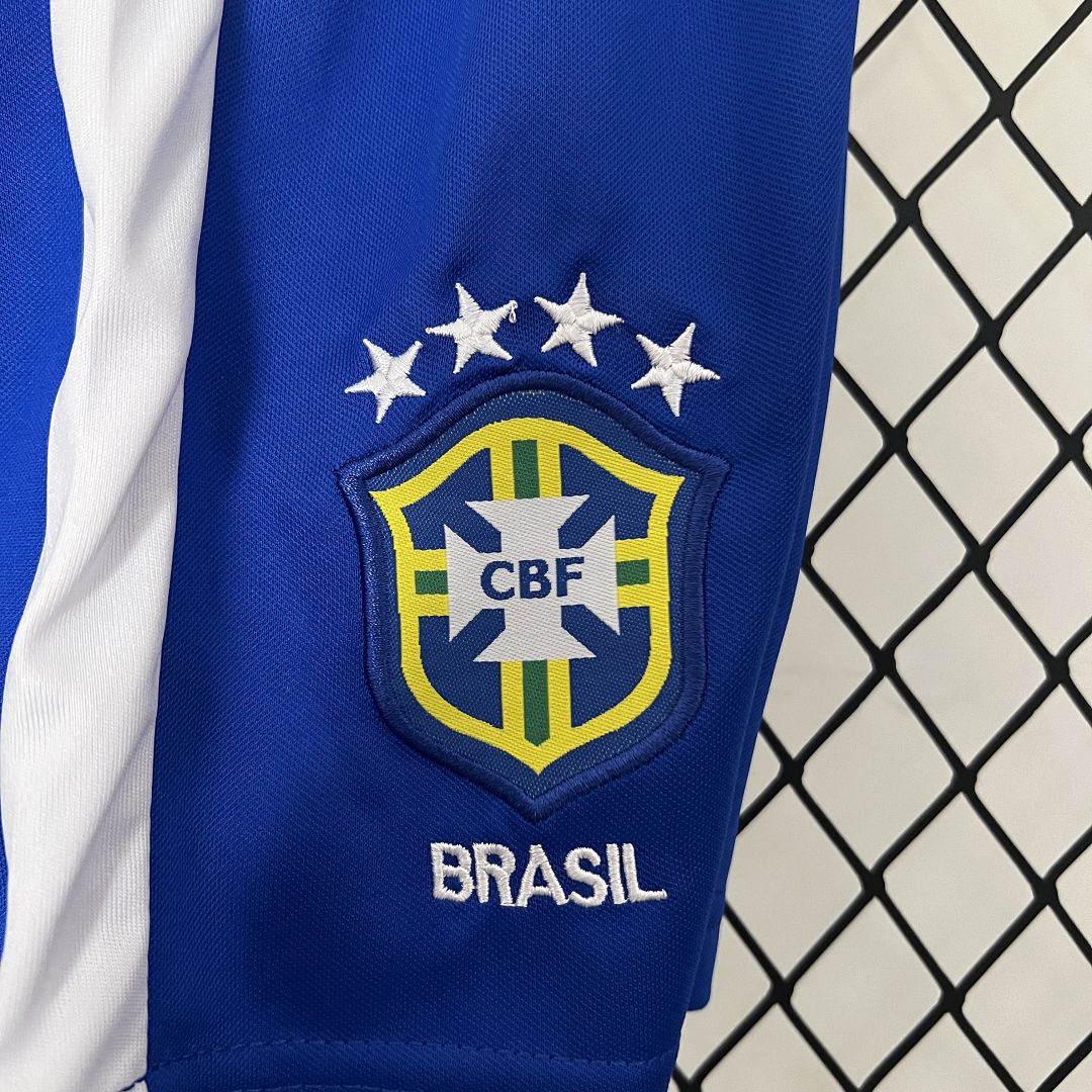1998 Brazil World Cup Home Retro Jersey Kids Kit +Shorts - view 7