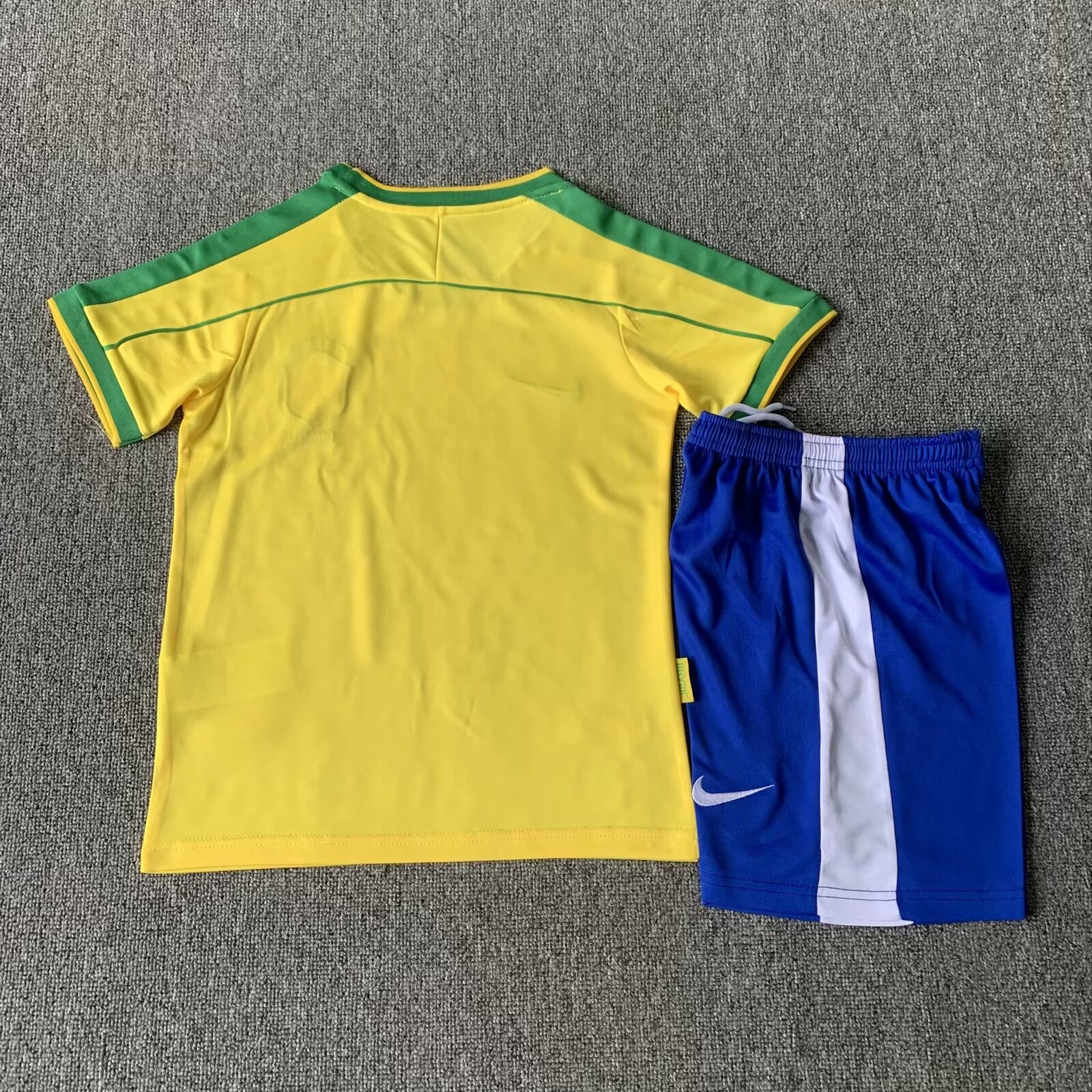 1998 Brazil World Cup Home Retro Jersey Kids Kit +Shorts - view 10