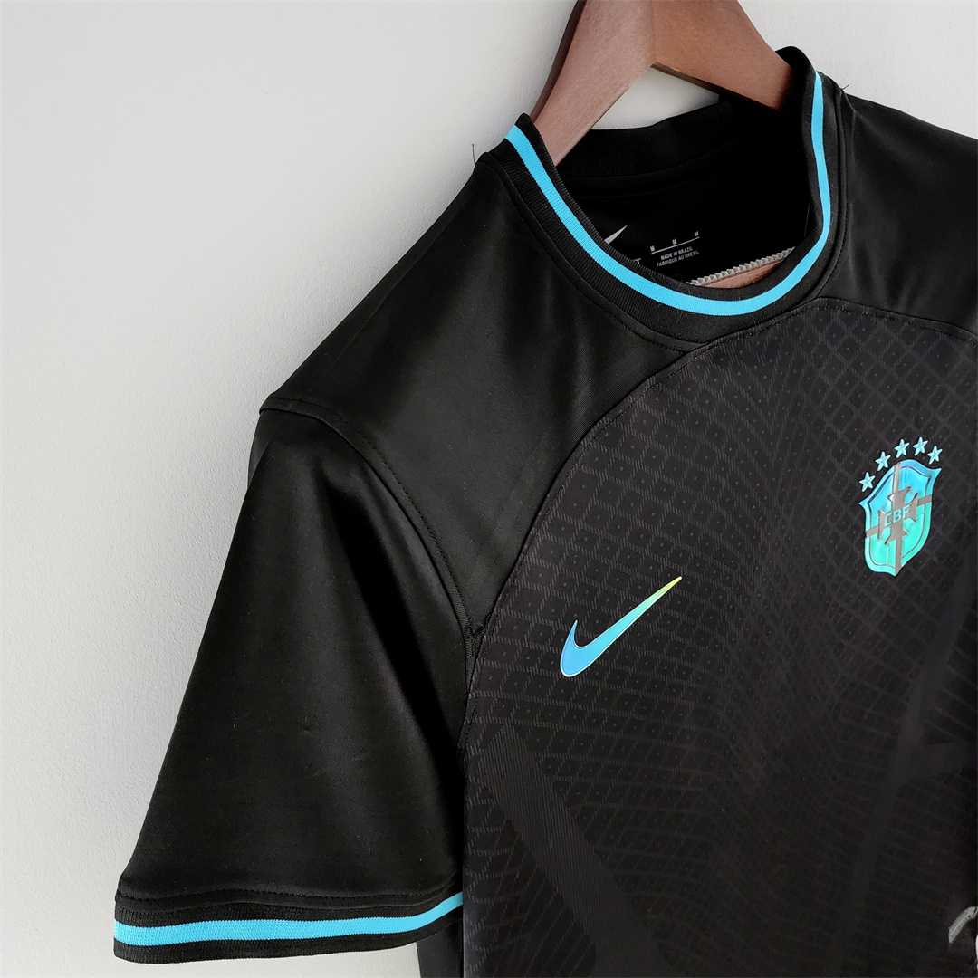 2022 Brazil Concept Black Jersey - view 4
