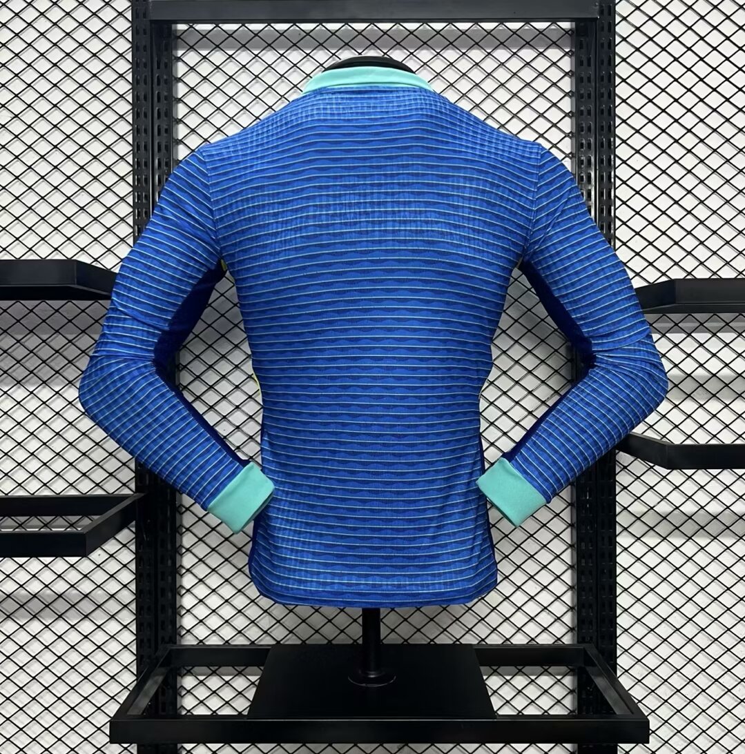2024 Brazil Copa America Away Football Jersey Long Sleeve Player Version - view 4