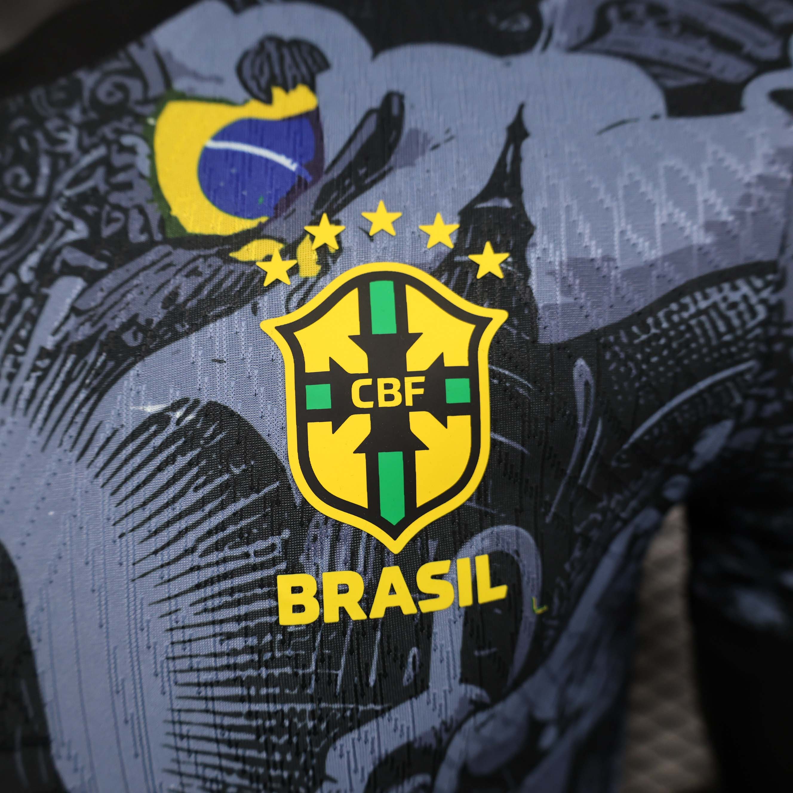 2024 Brazil Christ the Redeemer Special Kit Player Version Shirt Football - view 8