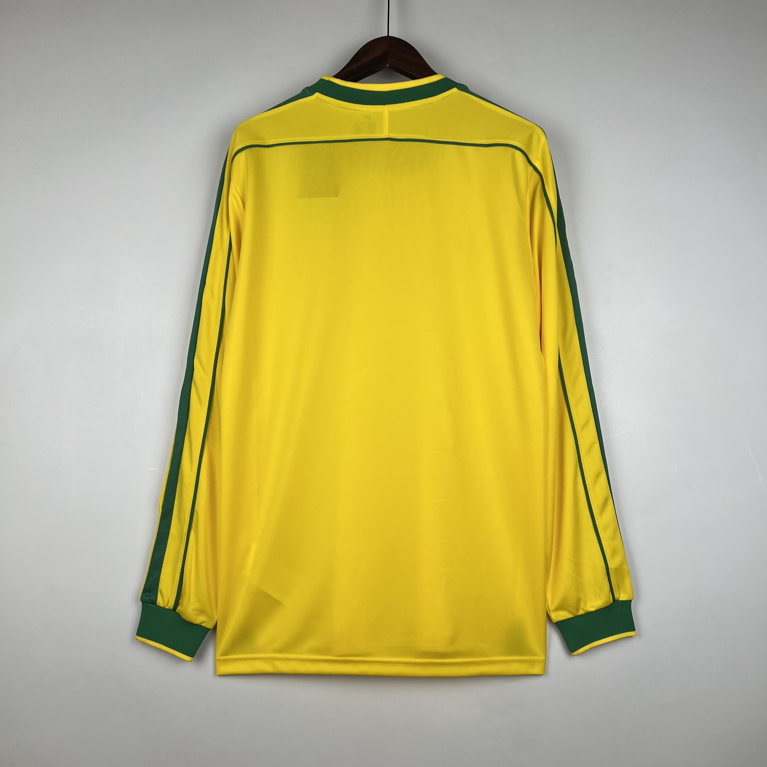 1998 Brazil World Cup Home Retro Jersey Long Sleeve - view 3