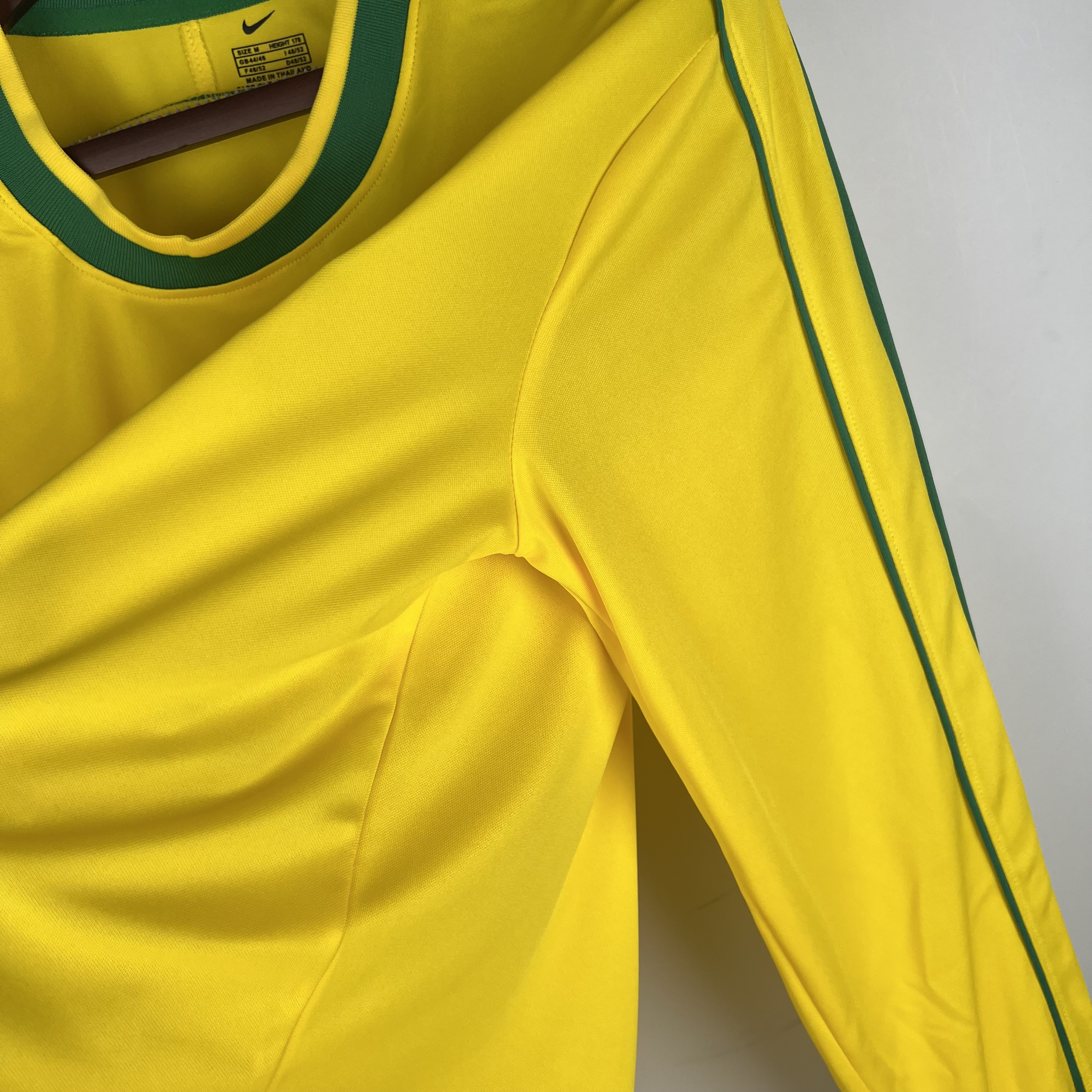 1998 Brazil World Cup Home Retro Jersey Long Sleeve - view 7