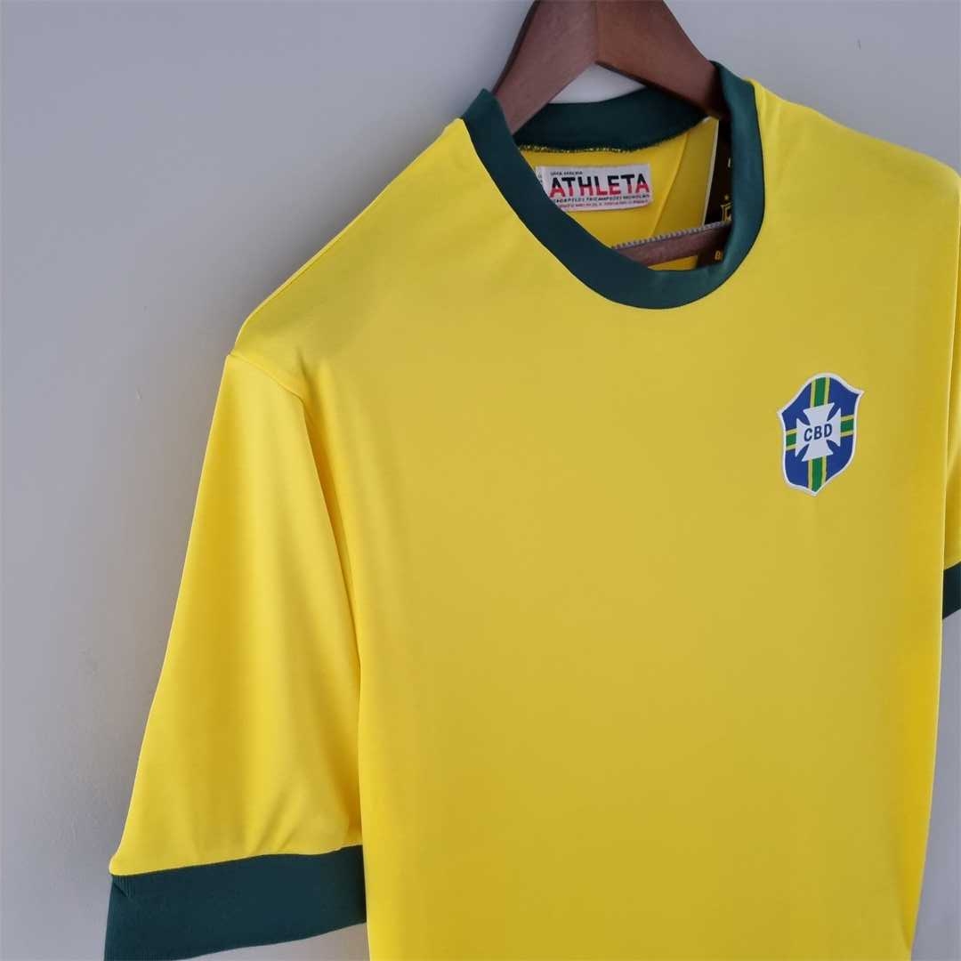 1970 Brazil World Cup Home Retro Jersey - view 5