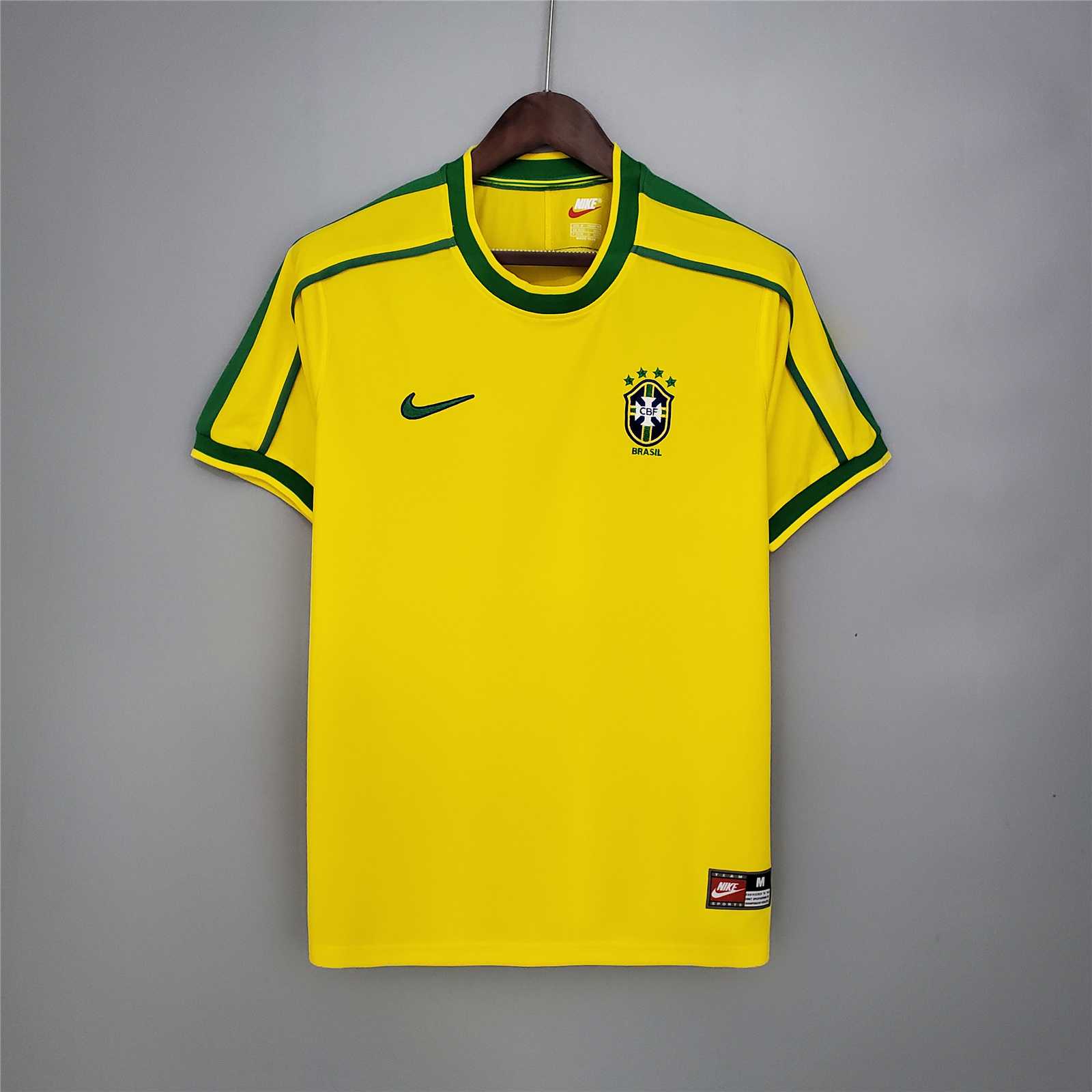 1998 Brazil World Cup Home Retro Jersey
