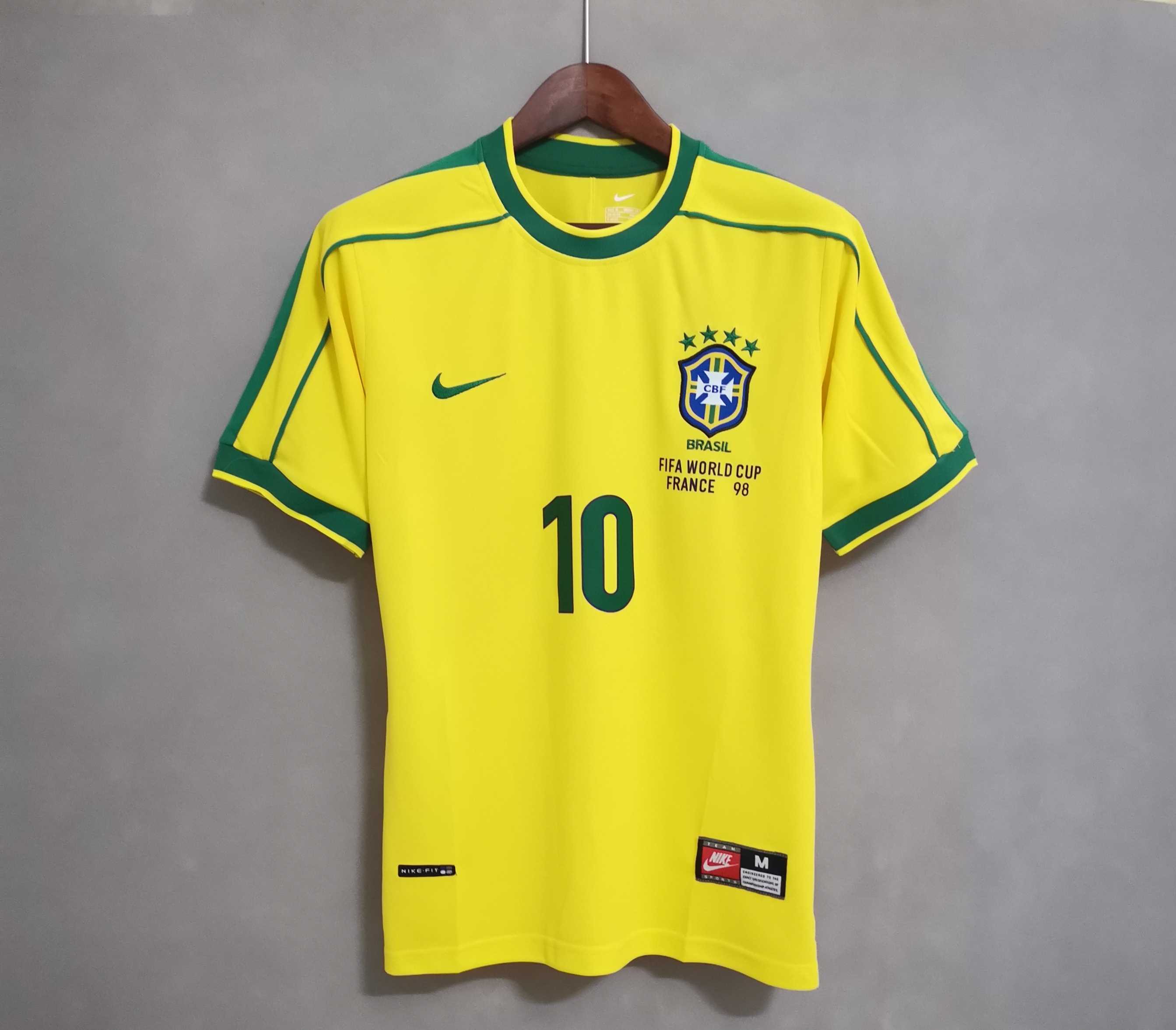 1998 Brazil World Cup Home Retro Jersey - view 11