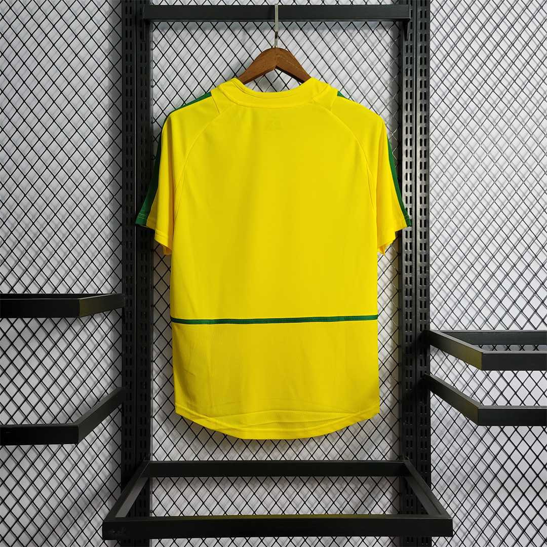 2002 Brazil World Cup Home Retro Jersey - view 3