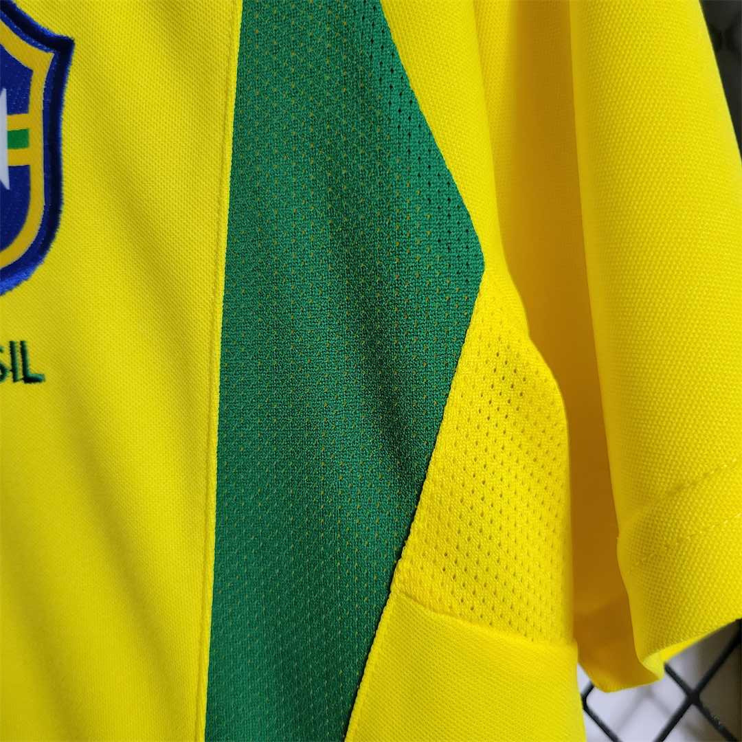 2002 Brazil World Cup Home Retro Jersey - view 4