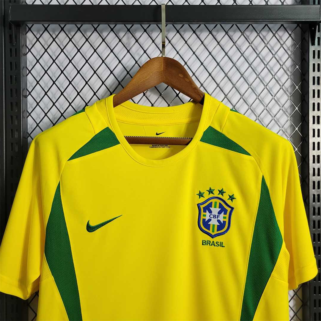 2002 Brazil World Cup Home Retro Jersey - view 5