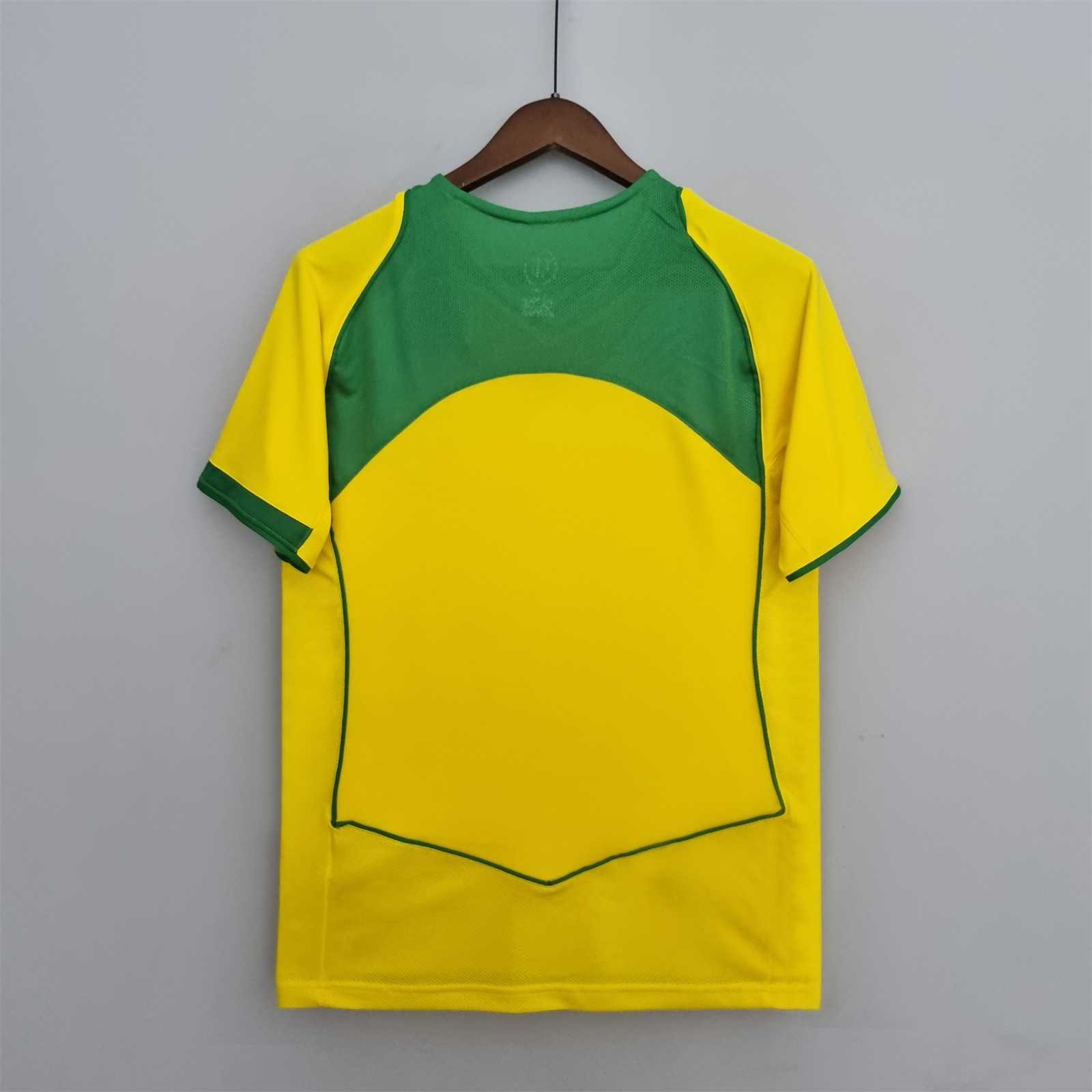 2004 Brazil World Cup Home Retro Jersey - view 3