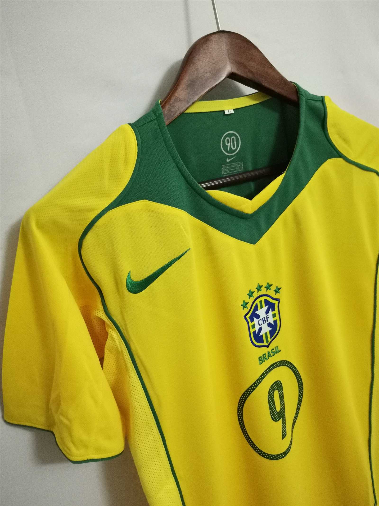2004 Brazil World Cup Home Retro Jersey - view 13
