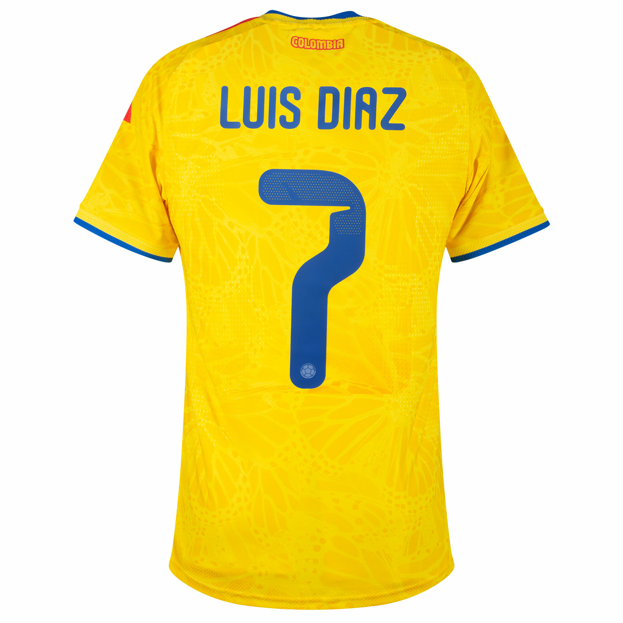 adidas Colombia Authentic Home Luis Diaz 7 Shirt 2026-2027 - view 5