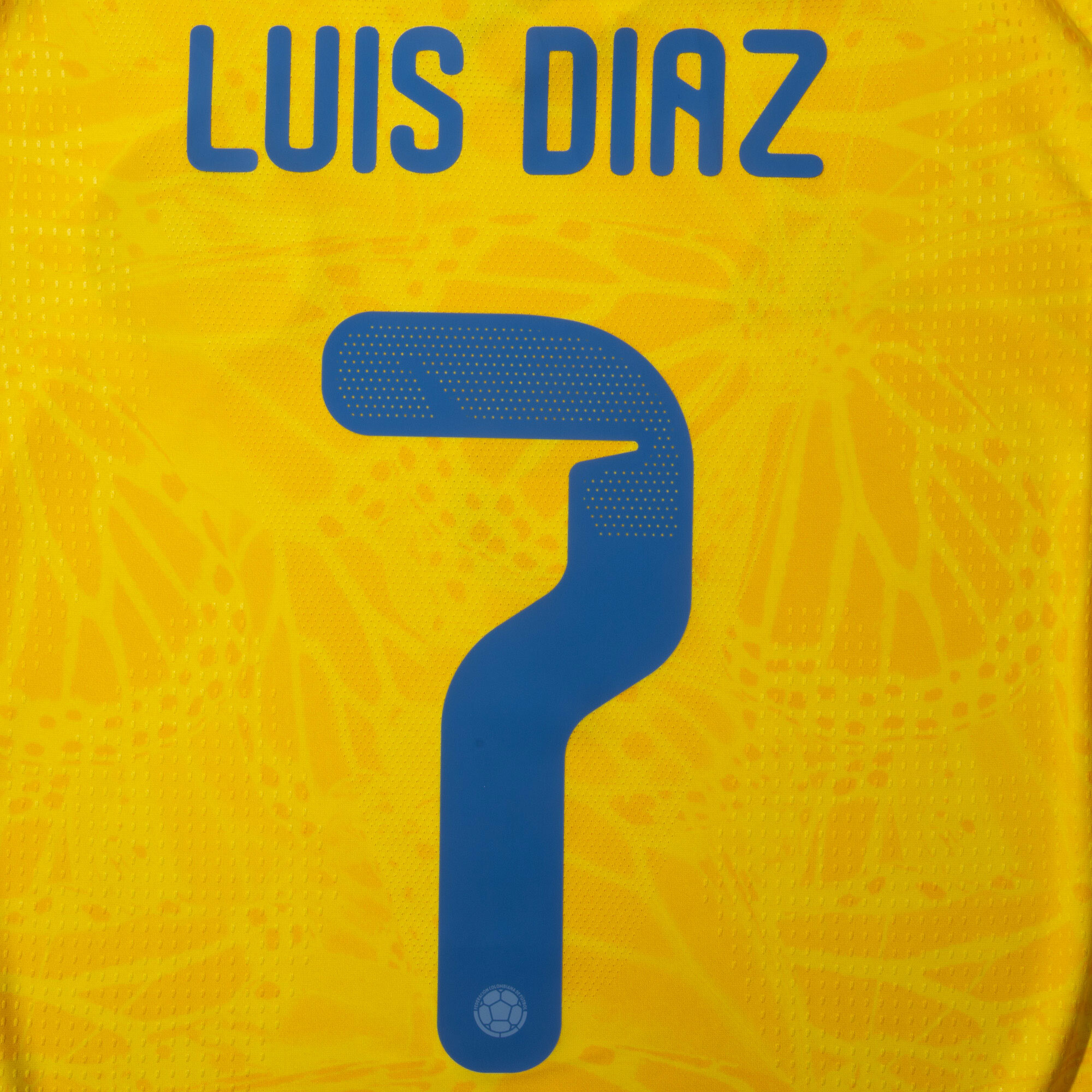 adidas Colombia Authentic Home Luis Diaz 7 Shirt 2026-2027 - view 8