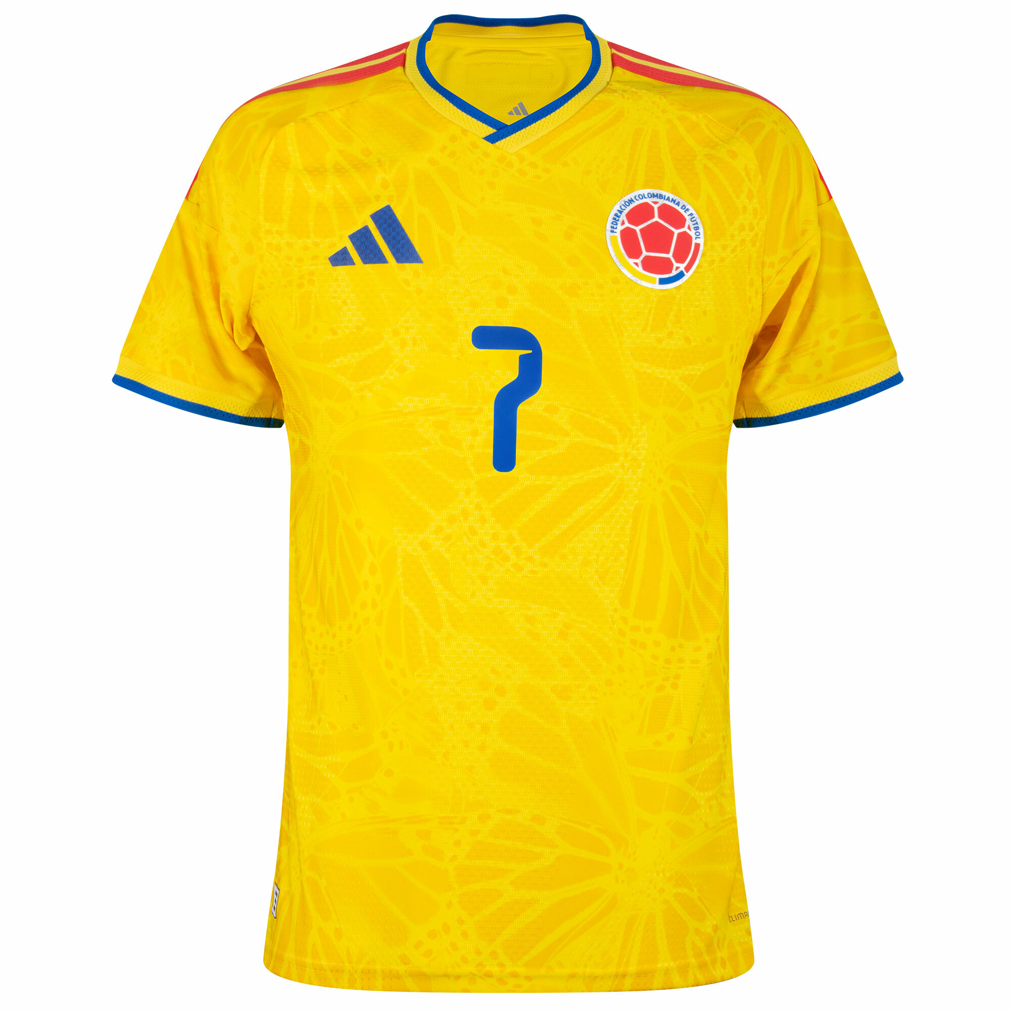 adidas Colombia Authentic Home Luis Diaz 7 Shirt 2026-2027 - view 9