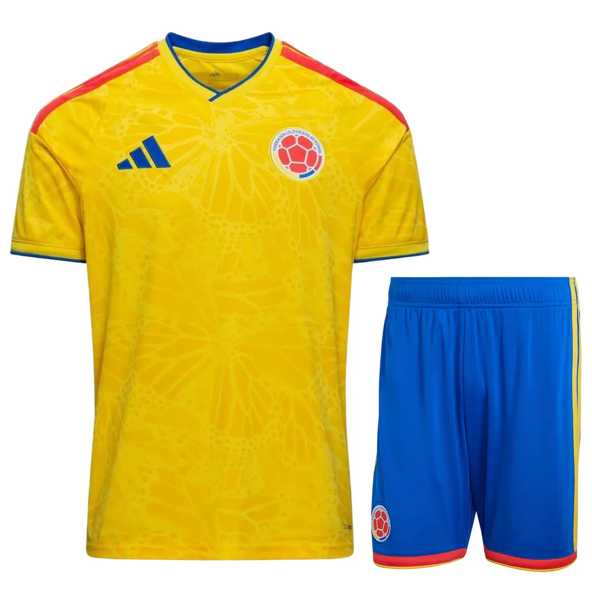 2026 Colombia Home World Cup Soccer Adult Kit Jersey+Shorts