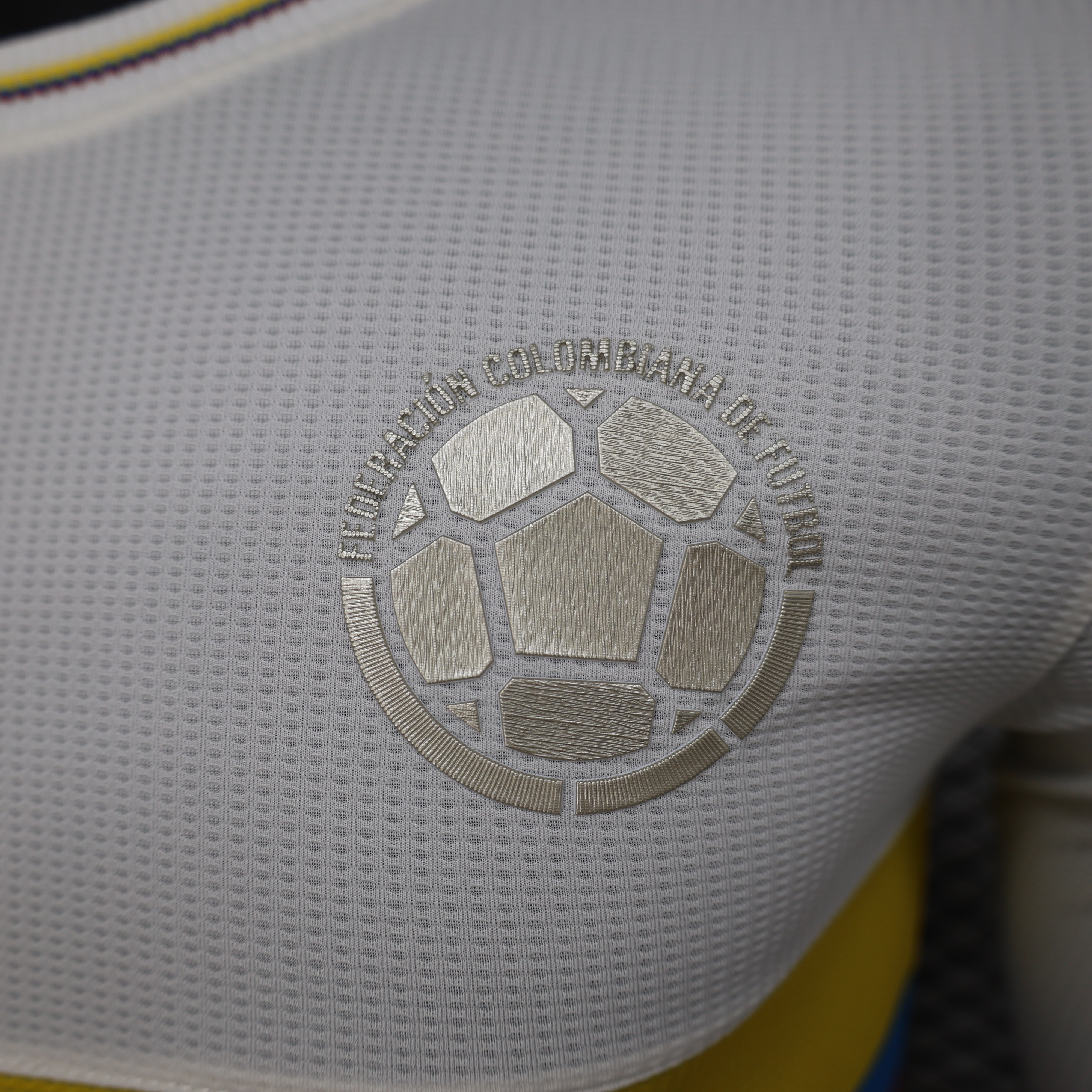 2024 Colombia 100th White Anniversary Jersey Player Version Long Sleeve - view 8