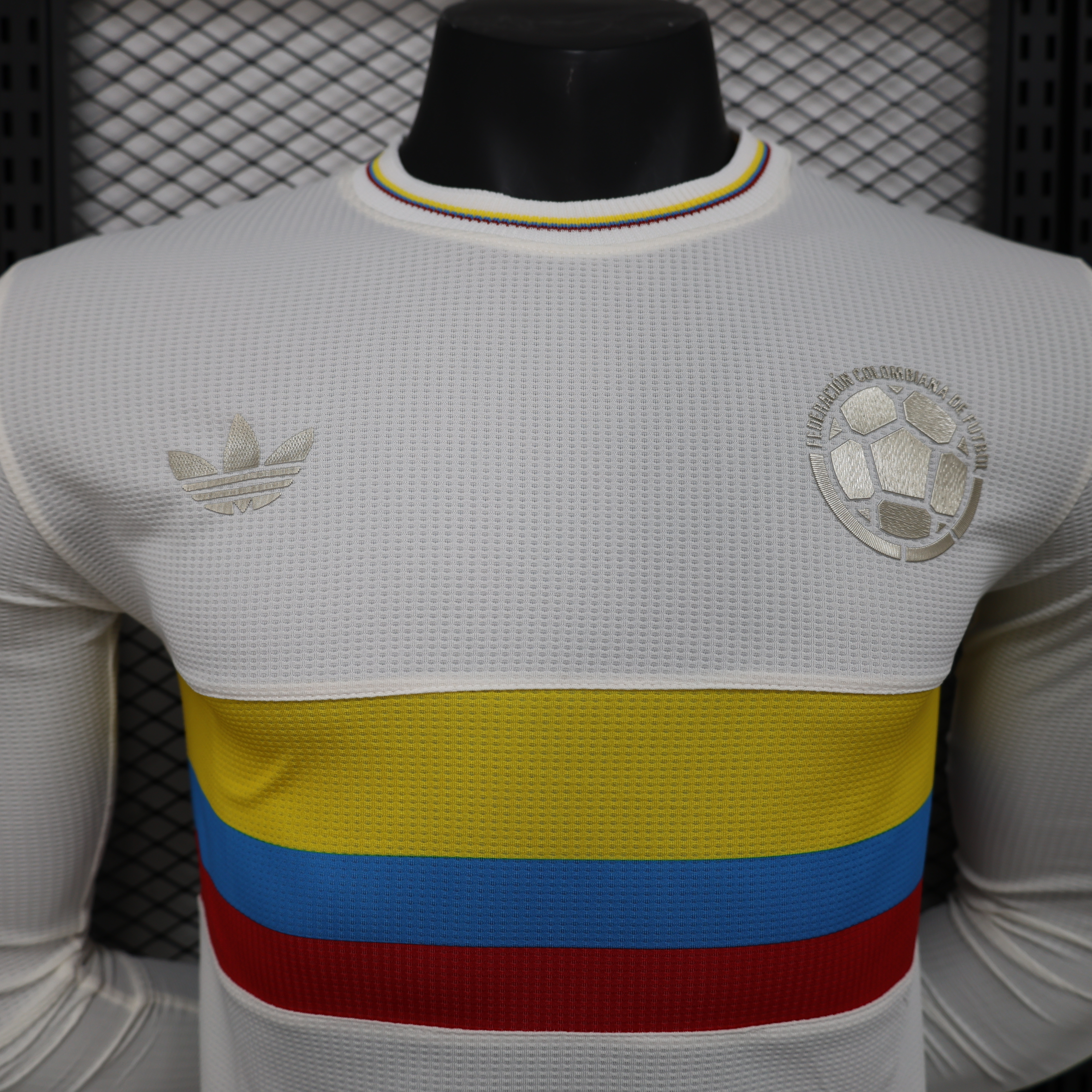 2024 Colombia 100th White Anniversary Jersey Player Version Long Sleeve - view 10