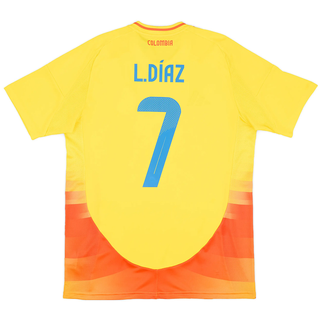 2024 Colombia L.DÍAZ #7 Home Jersey Copa America
